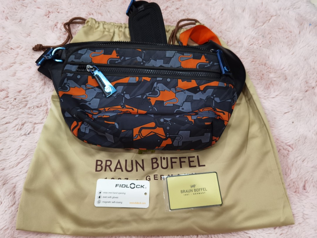 Braun buffel top sling bag man