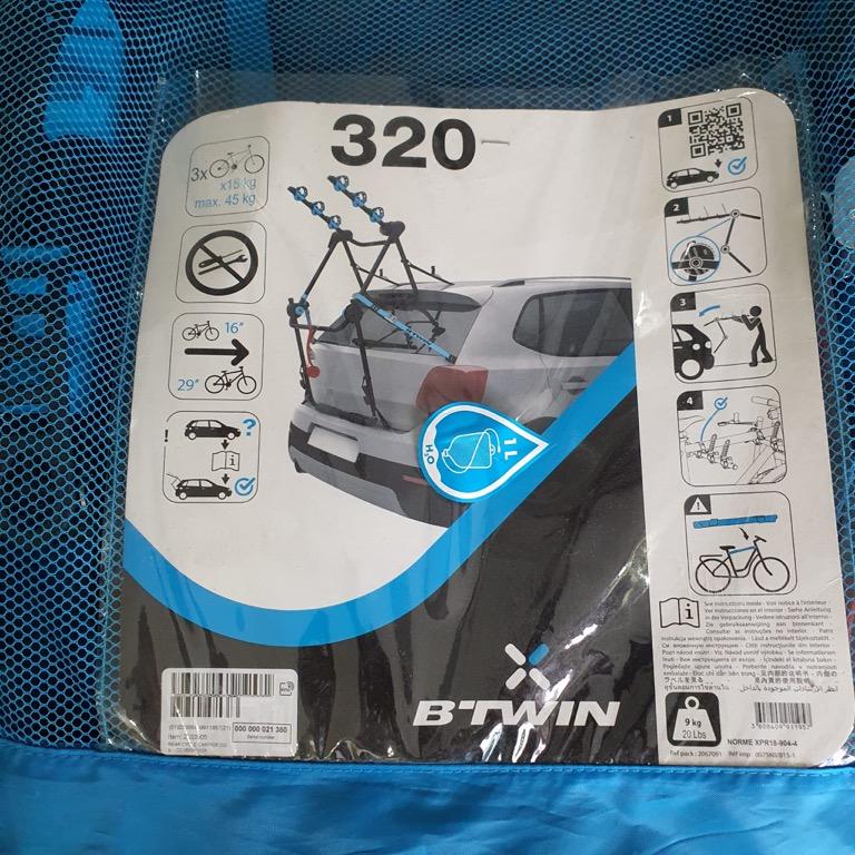 btwin bike carrier