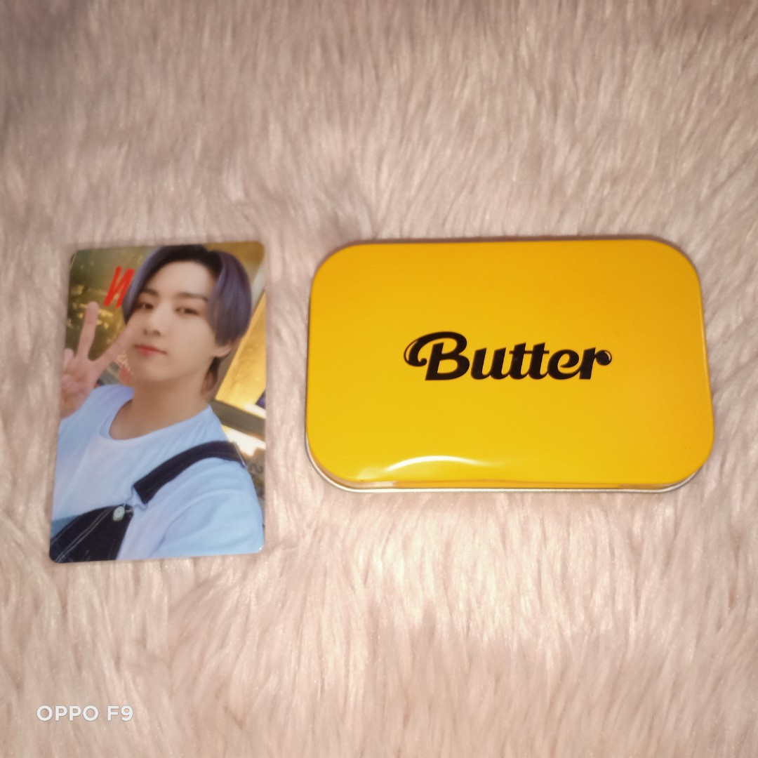 BTS Butter POB Jungkook Photocard w/ tin case, Hobbies & Toys