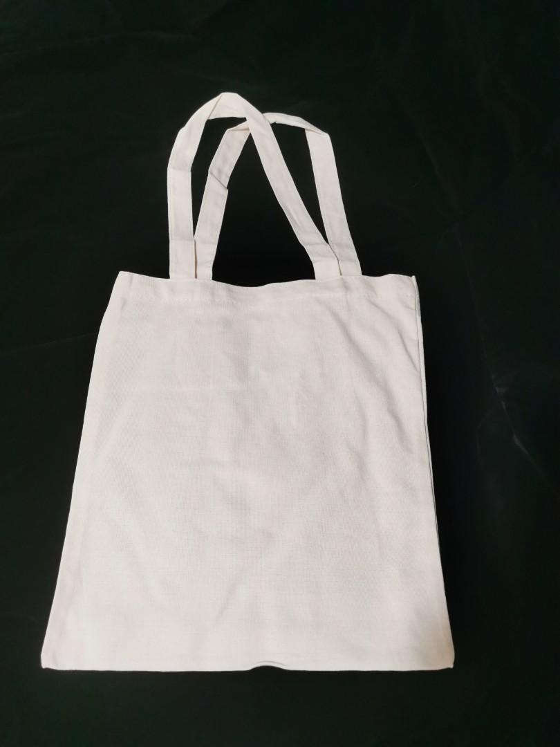 White cotton sale tote bags wholesale