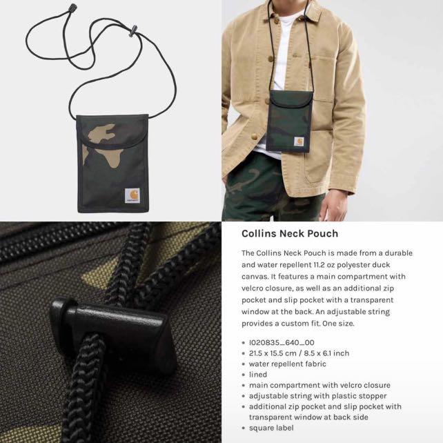 CARHARTT Collins Neck Pouch Men s Fashion Bags Belt bags