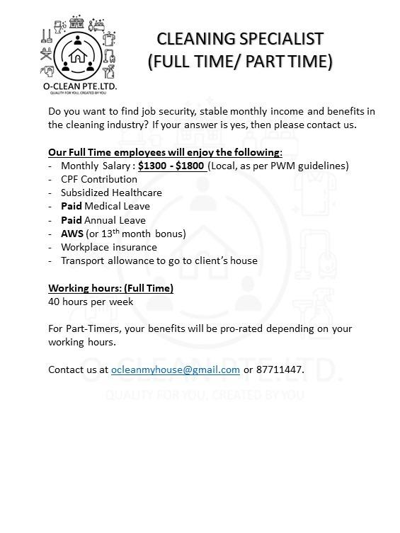 Cleaning Specialist Jobs Cleaning On Carousell