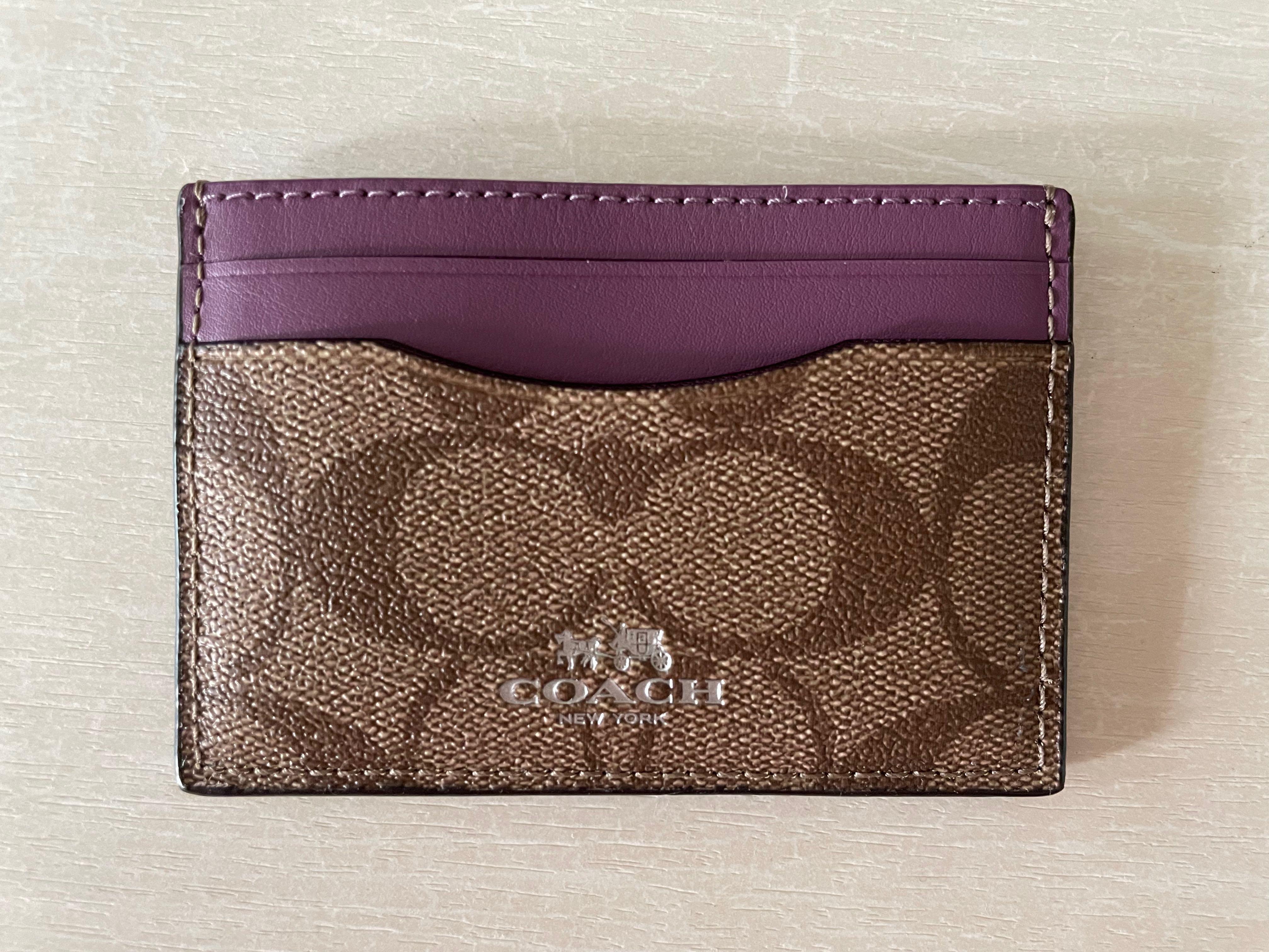 coach credit card holder case