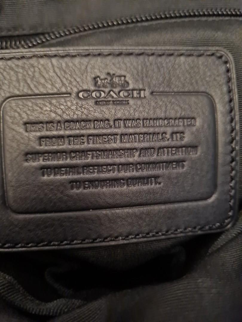 Coach Men Midnight Blue Messenger Bag, Men's Fashion, Bags, Sling Bags