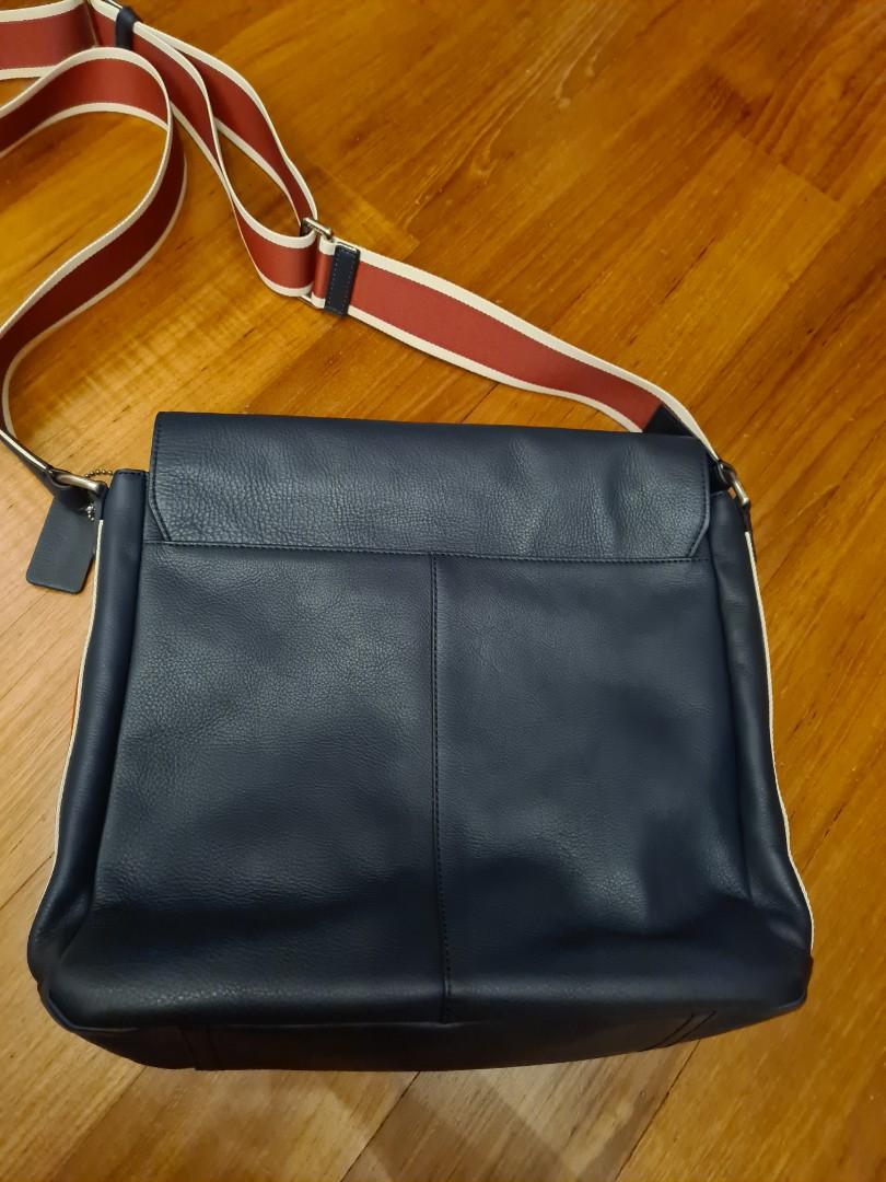 Coach Men Midnight Blue Messenger Bag, Men's Fashion, Bags, Sling Bags