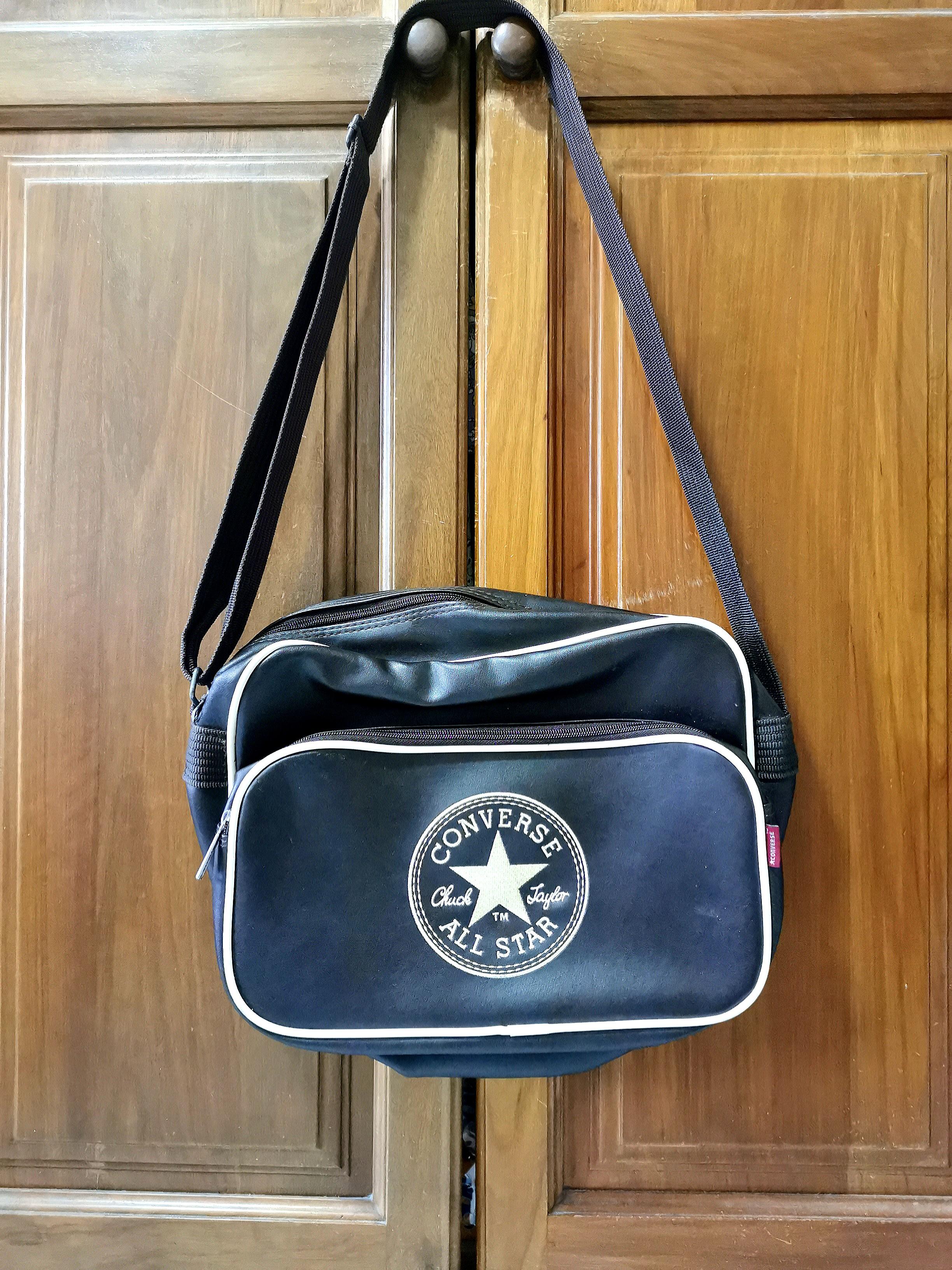 Converse dark sling bag, Fashion, Bags, Sling on Carousell