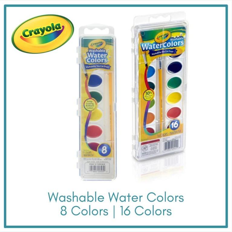CRAYOLA Washable Water Color / Project Paint Classic and Glitter / My
