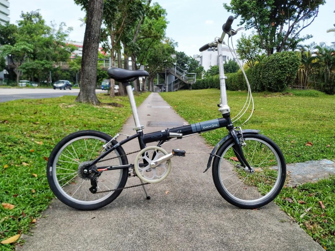 DAHON BULLET D7 Black Foldie 7 speed SRAM shifter 20 inch Folding