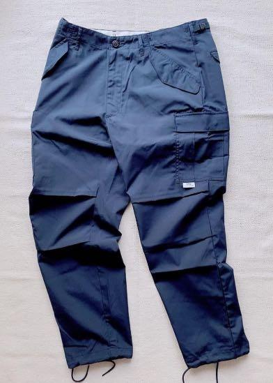DESCENDANT TROUSERS D-65M NAVY 3 LARGE