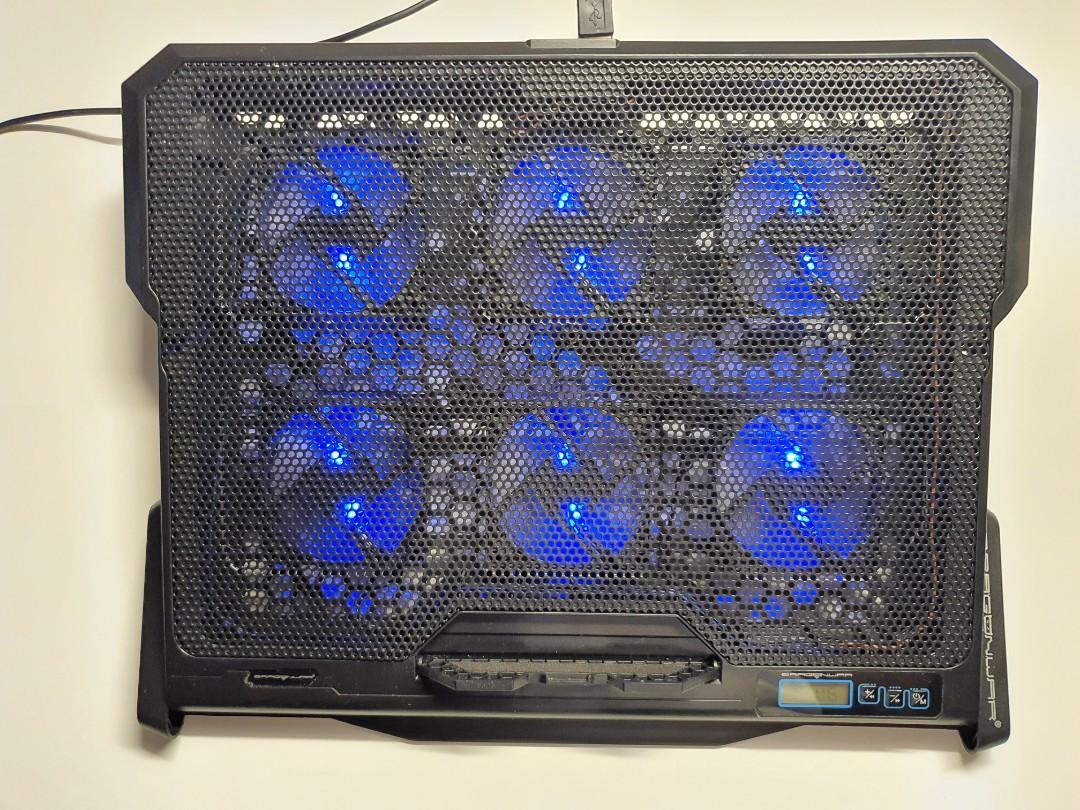 Gaming Laptop Cooler Fan (Category: Laptops & Notebooks) located in Valenzuela. Submitted by _wave (Listing ID 1117583826, Image 3). Description: DRAGONWAR COOLER PROFESSIONAL GAMING COOLER FAN WITH BACK LIGHT Item bought at: https://ecommerce.datablitz.com.ph/collections/dragonwar-1/products/dragon-war-cooler-professional-gaming-cooler-fan-with-back-light-g-hw-002-blk Fan is still working as seen in the photo, only minor scratches in the cord be