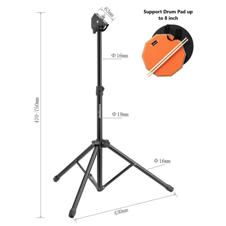 Drum Pad Stand Snare Drum Stand Adjustment Floor Drum Stand Drum Holder