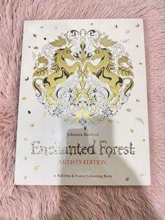 ENCHANTED FOREST ARTIST’S EDITION - A Pull-Out and Frame Adult Colouring Book