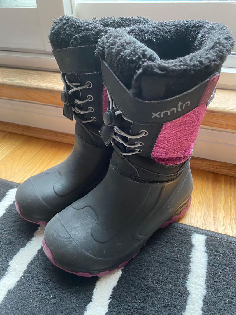 Kids snow boots size 10 store