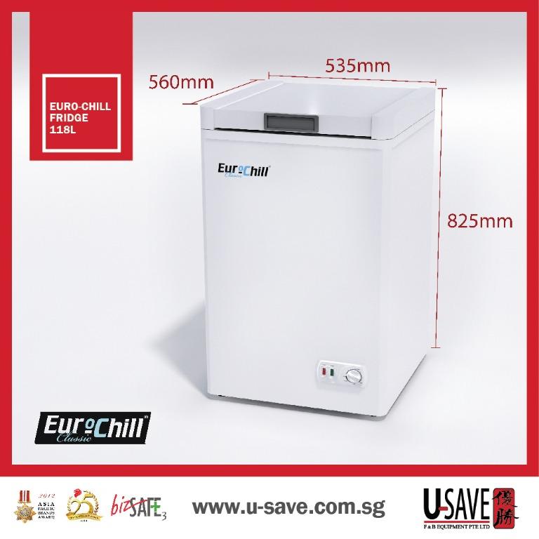 Euro Chill Chest Freezer Refrigerator OOS TV Home Appliances