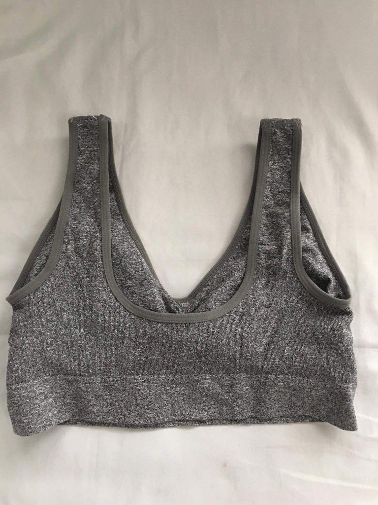 fitwell bra gray, Women's Fashion, Activewear on Carousell