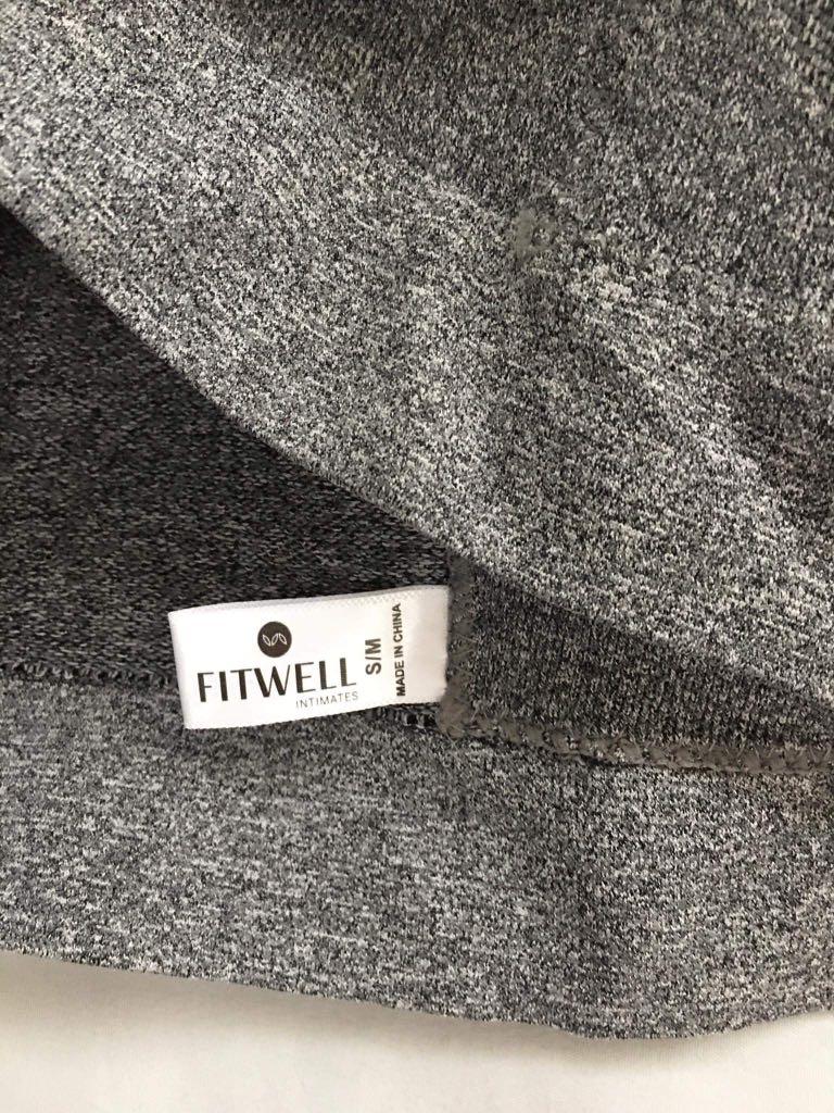 fitwell bra gray, Women's Fashion, Activewear on Carousell
