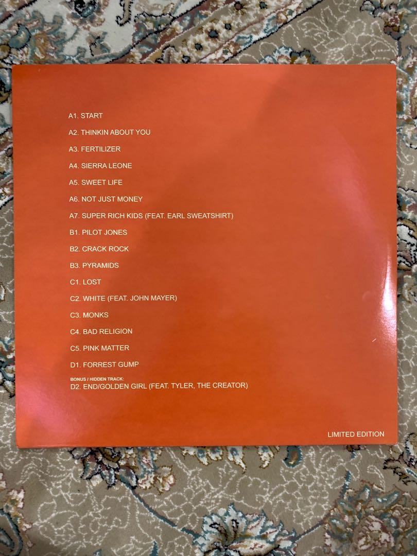 Frank Ocean Channel Orange Vinyl LP Record Plaka, Hobbies & Toys, Music &  Media, Vinyls on Carousell