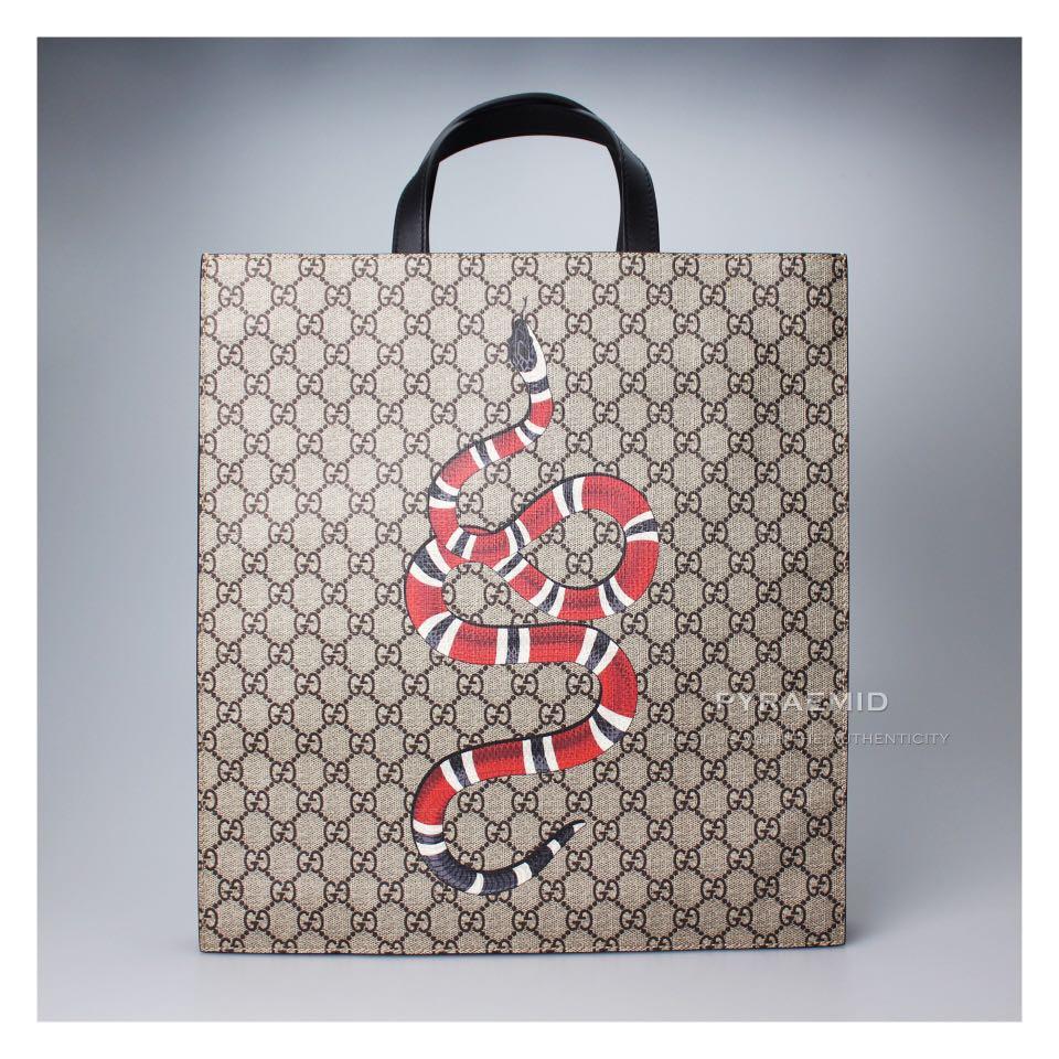 Gucci kingsnake tote cheap
