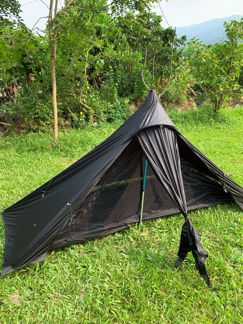 Hakdim x Pre Tents Soloist 3 Seasons 1P Tent 黑營單人營露營, 運動