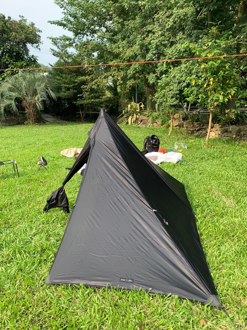Hakdim x Pre Tents Soloist 3 Seasons 1P Tent 黑營單人營露營, 運動