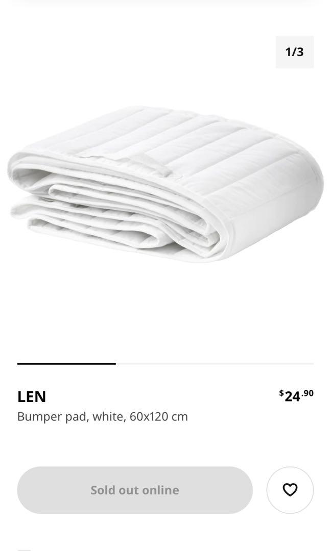 IKEA baby cot bumper, Babies & Kids, Baby Nursery & Kids Furniture