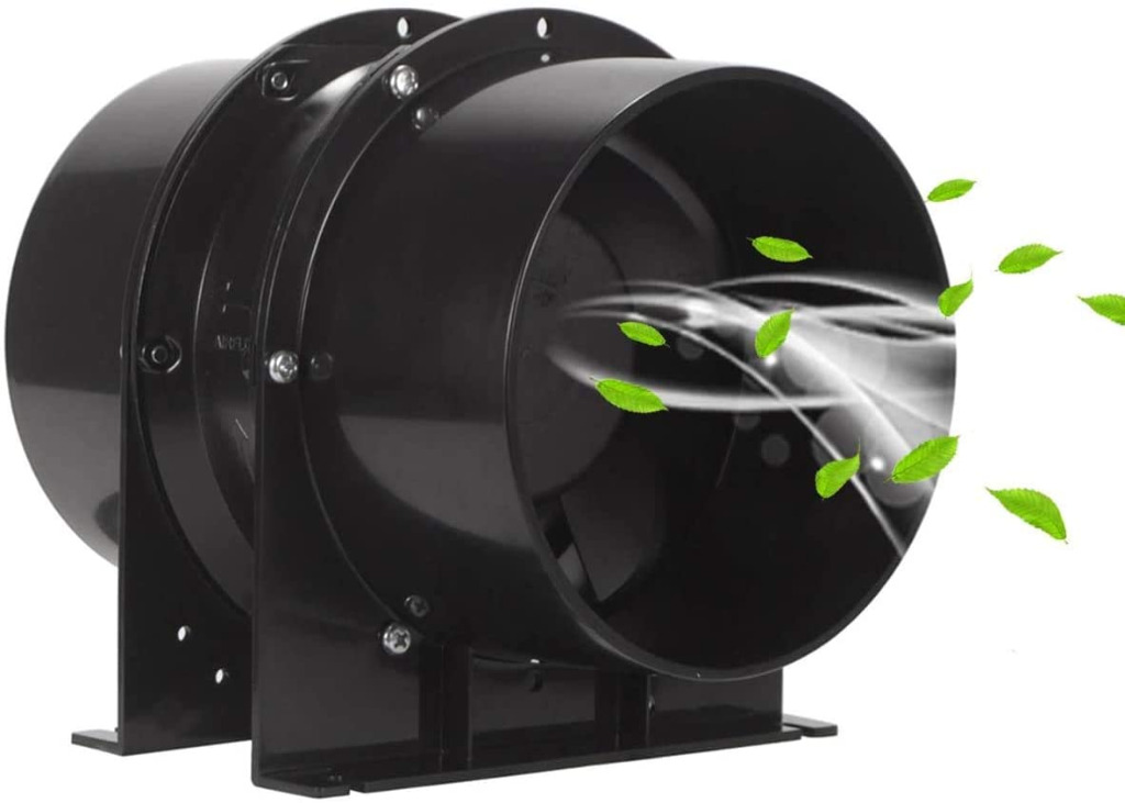 Inline Extractor Fan, HG POWER Quiet Axial Duct Fan Mixed Flow ...