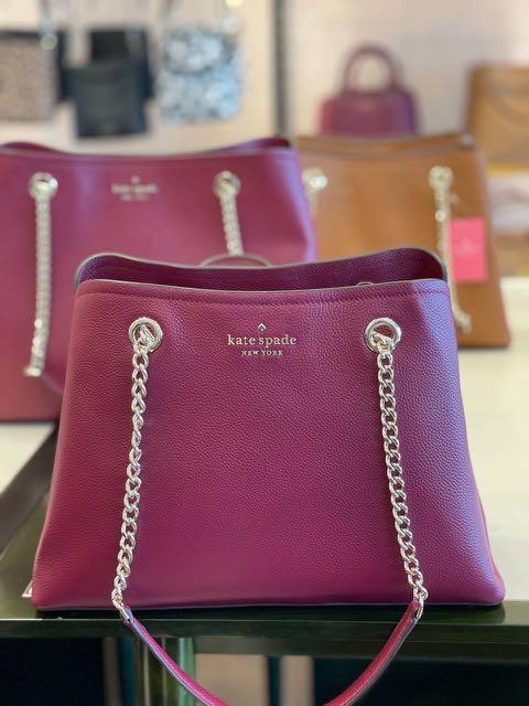 Kate Spade Jordyn Medium Chain Handbag Tote in Blackberry Preserve, Luxury,  Bags & Wallets on Carousell