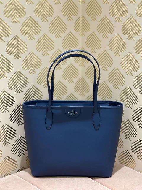 Kate Spade Lori Tote in River Blue Luxury Bags Wallets on Carousell