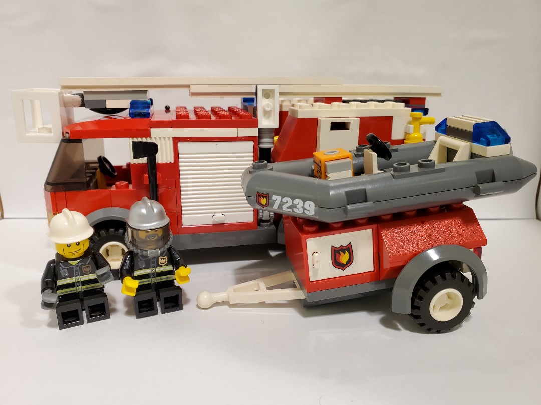 Lego City 7239 Fire Truck 消防車 興趣及遊戲 玩具 遊戲類 Carousell