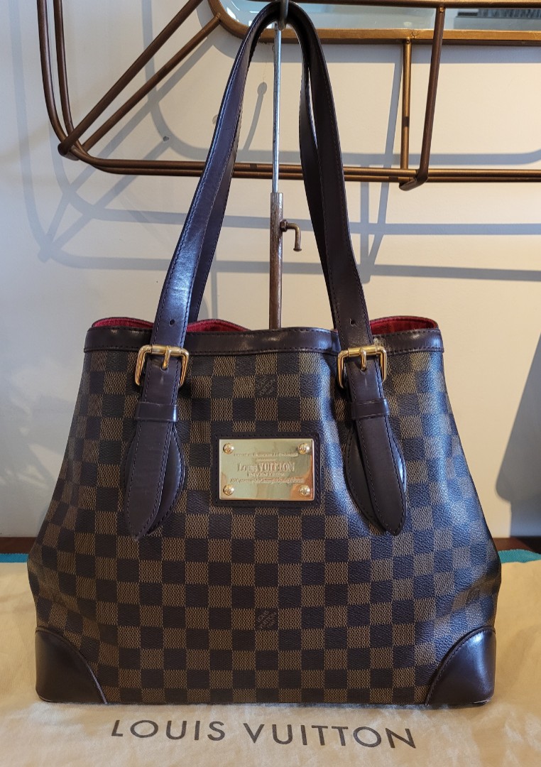 Louis Vuitton Damier Ebene Canvas Hampstead MM Bag Louis Vuitton