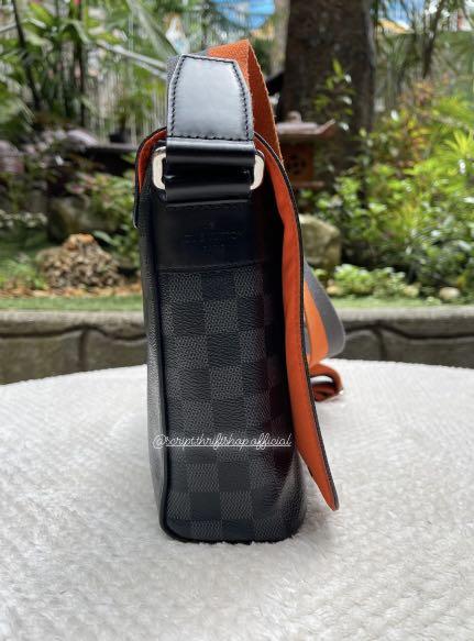 Sacoche Louis Vuitton Orange Noir