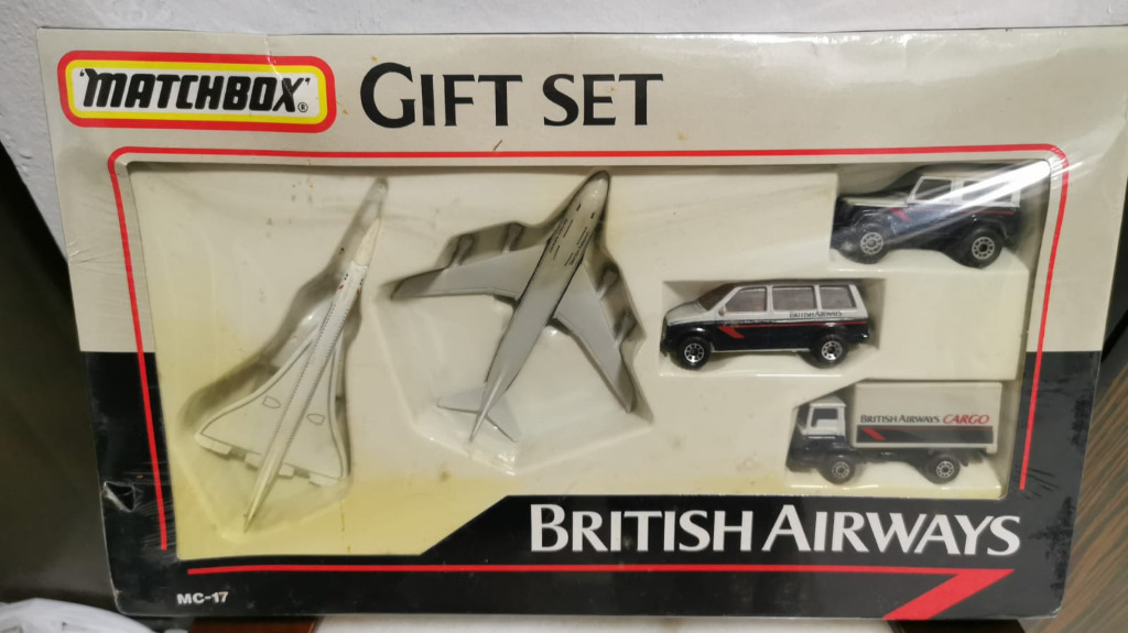 Matchbox British Airways Gift set (Rare item) Hobbies Toys Toys
