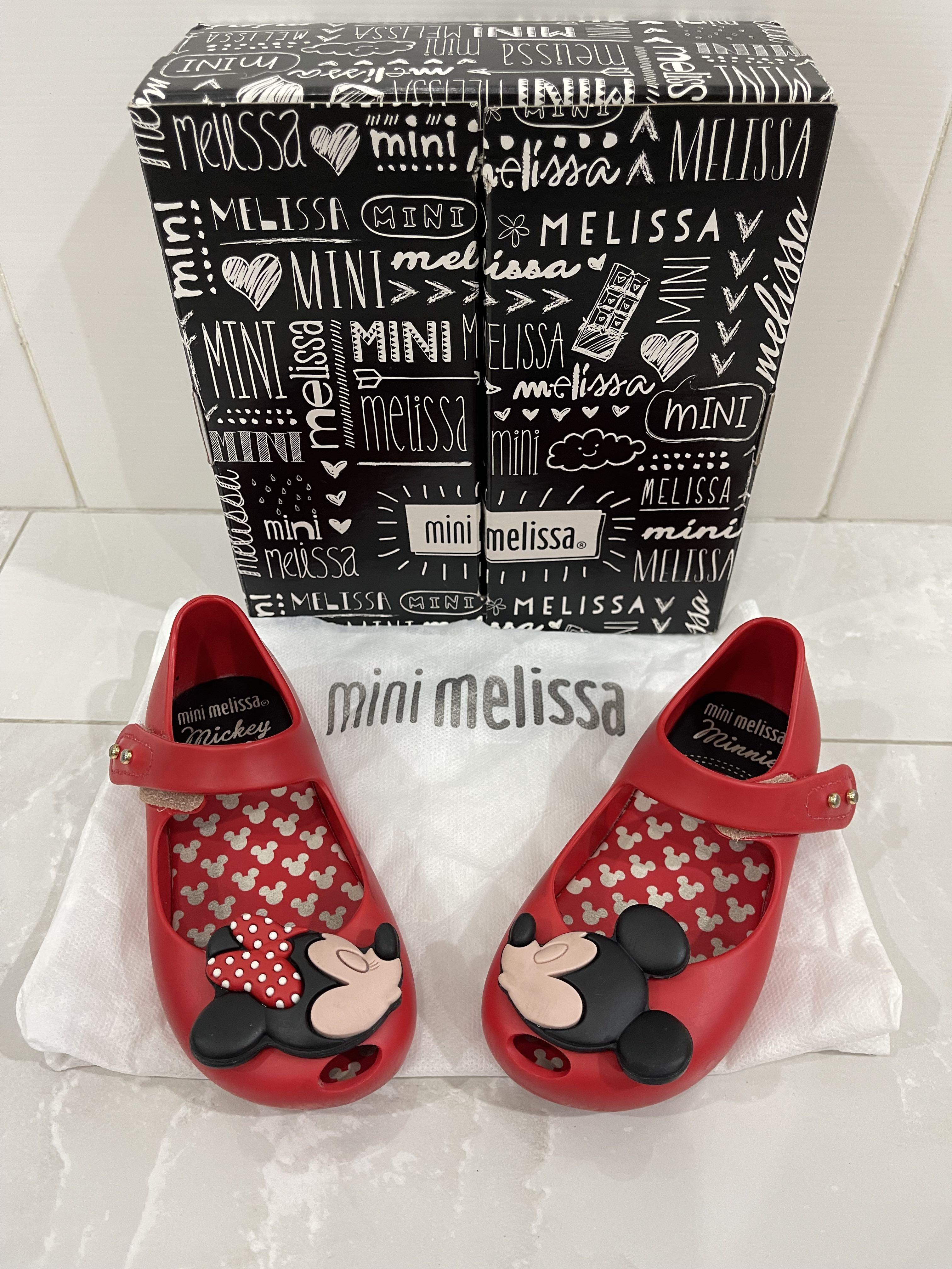 Mini melissa mickey discount and minnie shoes