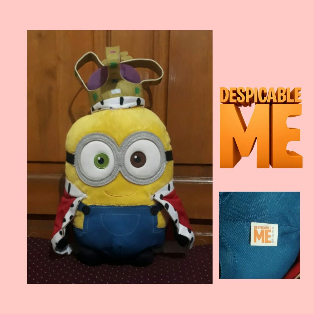 Minion king bob backpack, Hobbies & Toys, Toys & Games on Carousell