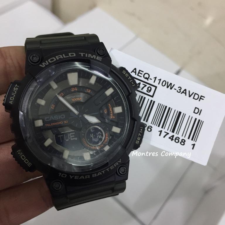 Montres Company香港註冊公司(30年老店) 卡西歐CASIO 遠程備忘錄十年