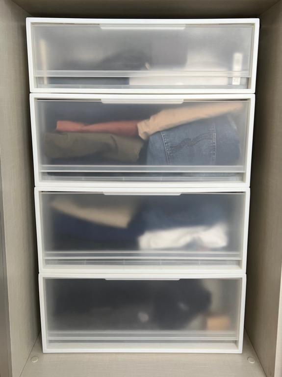 MUJI PP Storage Boxes Wide Small and Medium, Furniture & Home