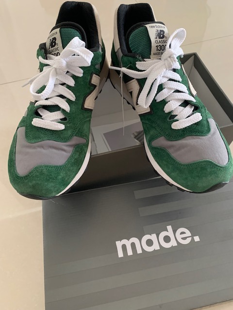 New balance 1300 grey sale green