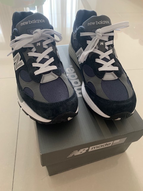 NEW BALANCE 992 GG, NAVY, Men's Fashion, Footwear, Sneakers on