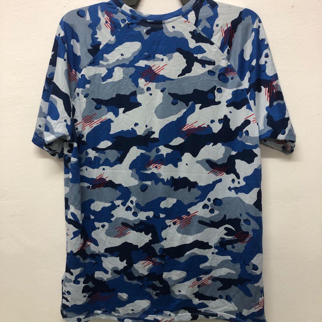 Nike blue camo shirt sales