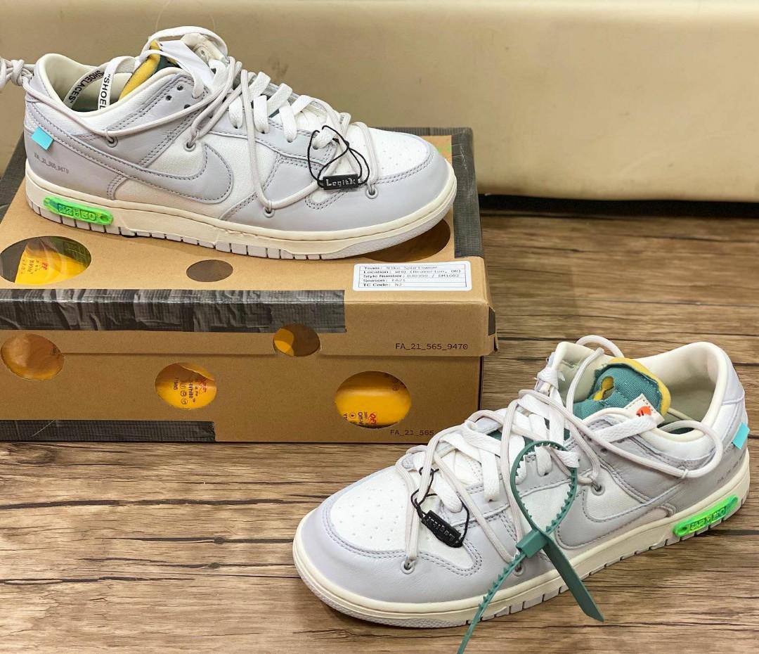 NIKE×off white 28cm dunk low