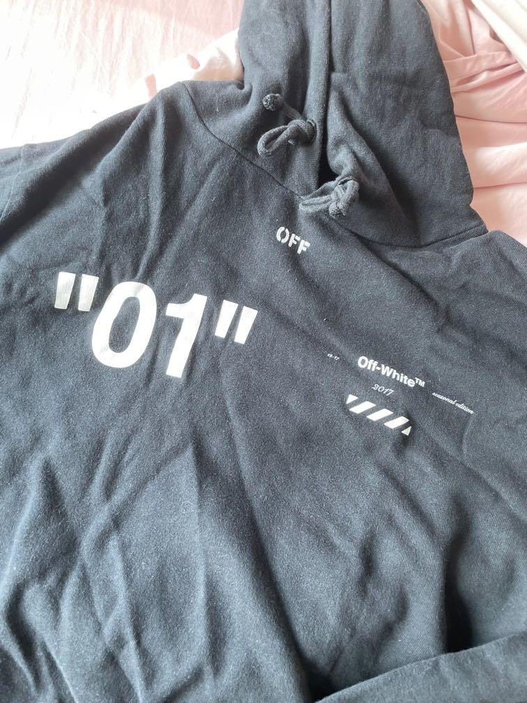 Off white 01 hot sale diagonal hoodie