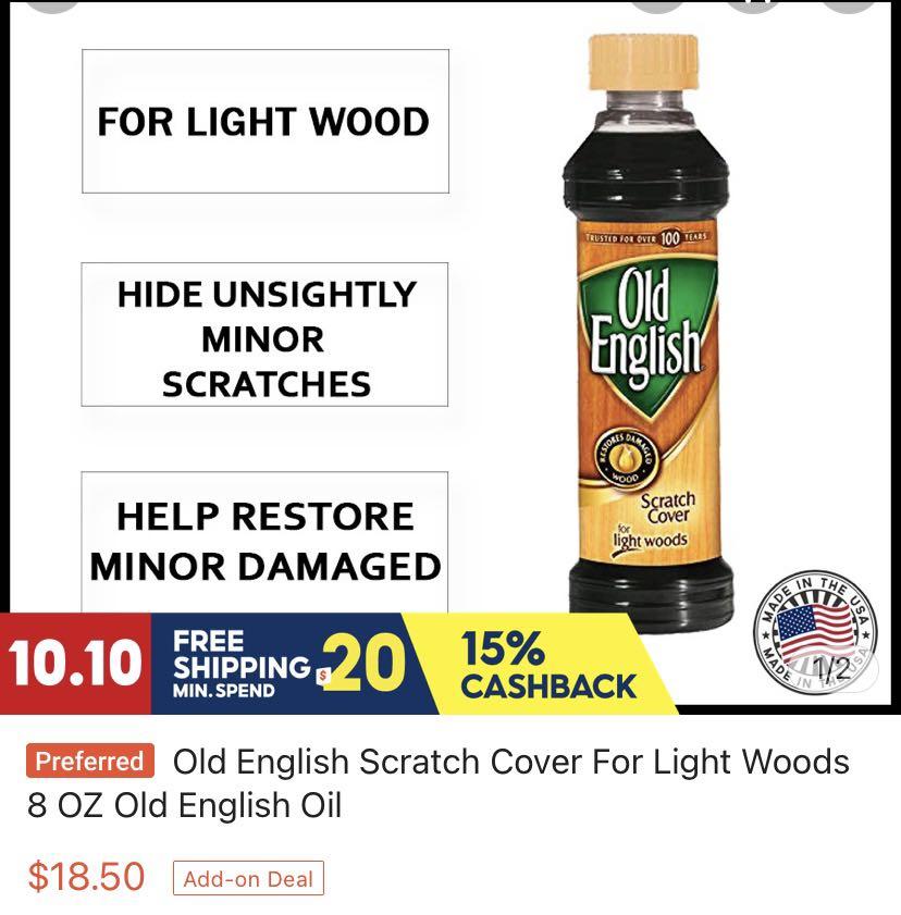 Old English Scratch Cover for Dark Woods, Furniture & Home Living