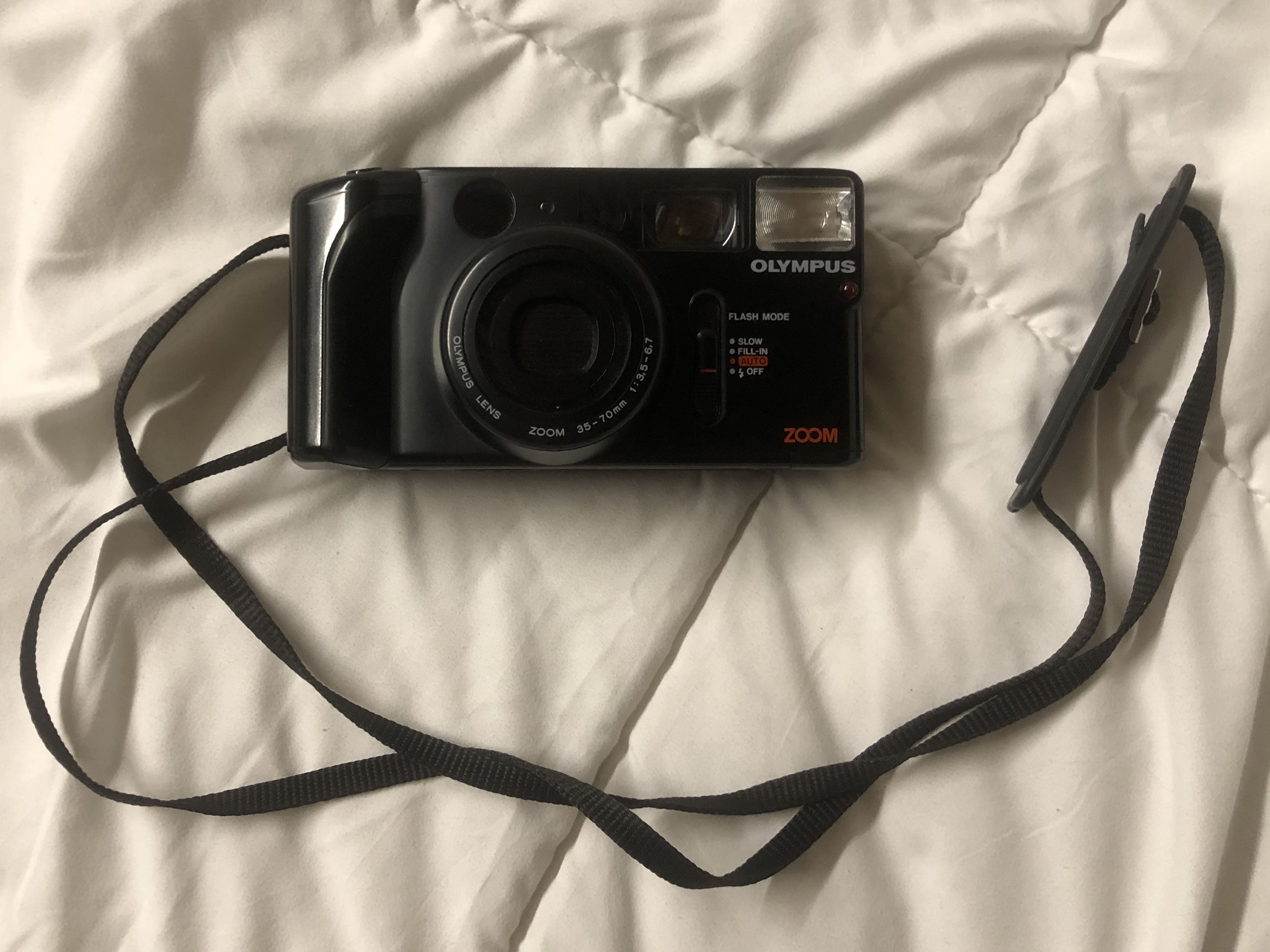 Olympus AZ1 Zoom 35mm Film Camera, Photography, Cameras on Carousell