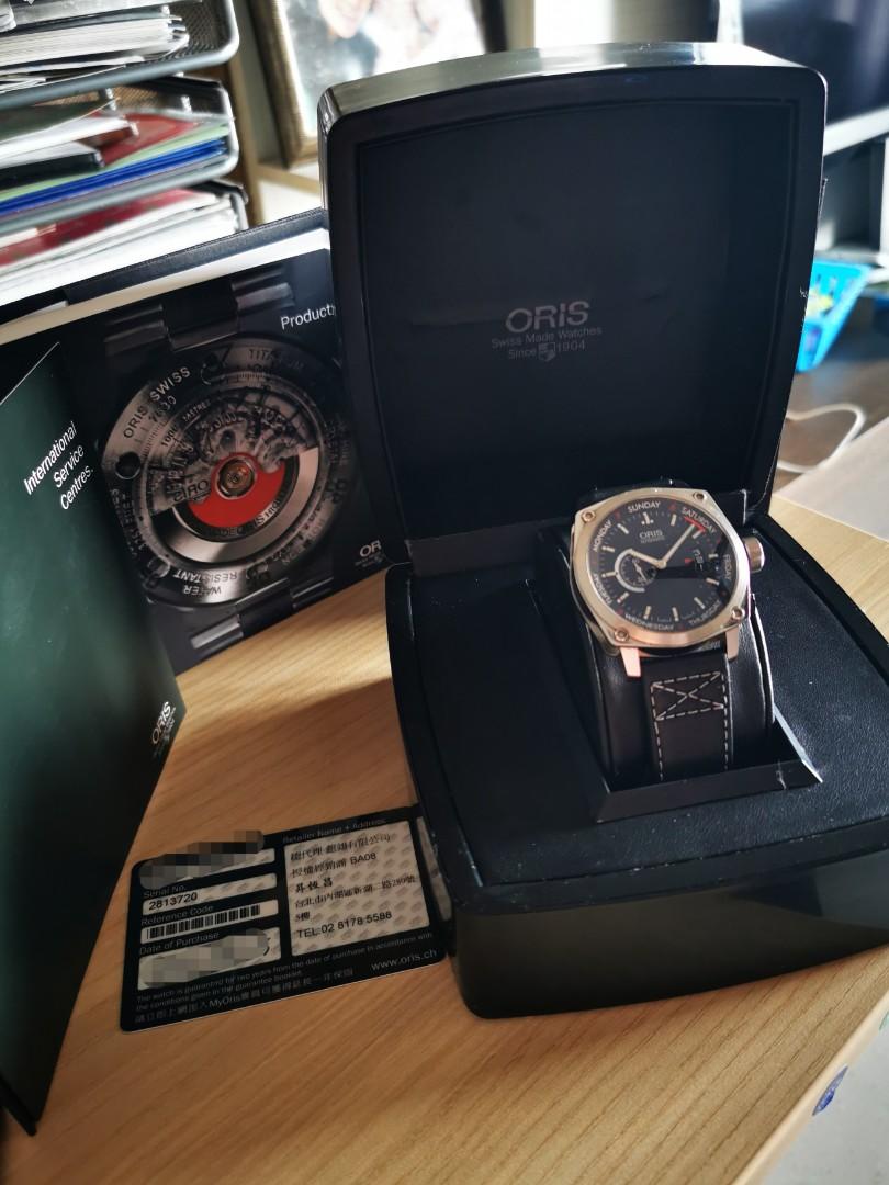 Oris bc4 small top second pointer day