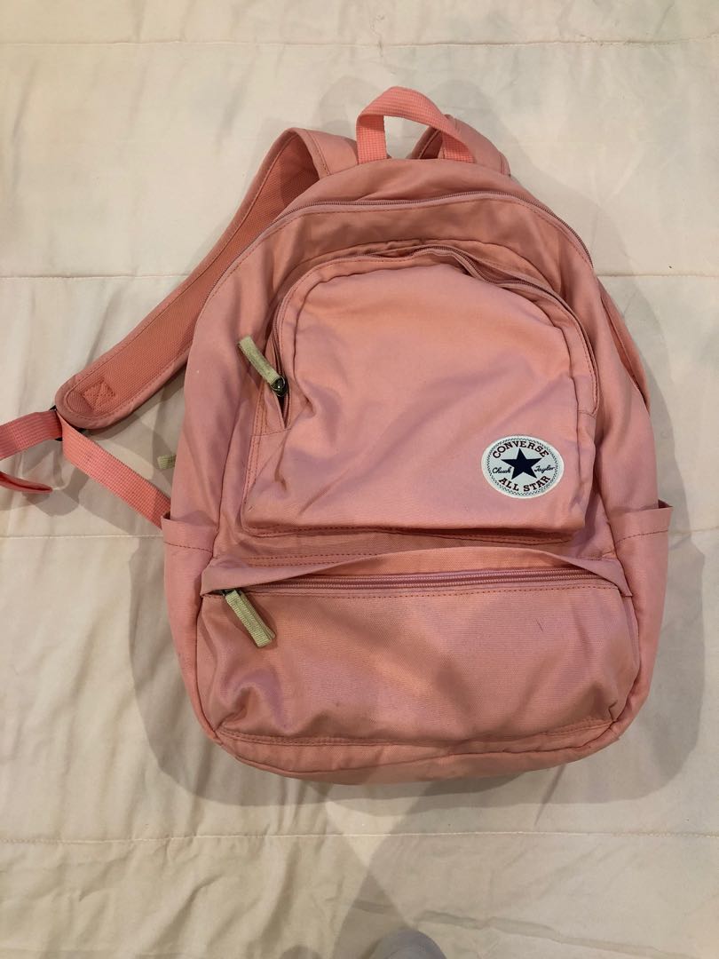 Pink Backpack, Women's Fashion, Bags Wallets, Backpacks on Carousell
