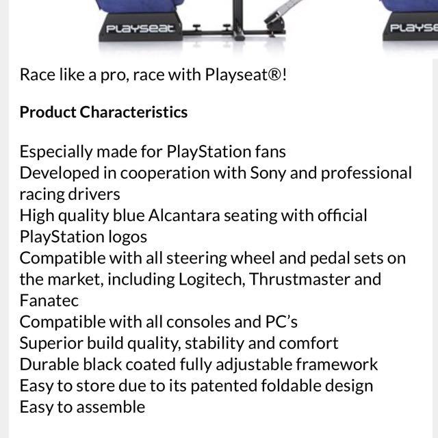 Playseat outlet evolution playstation