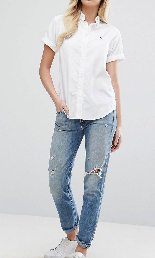 Ralph lauren women's short sleeve shirt online