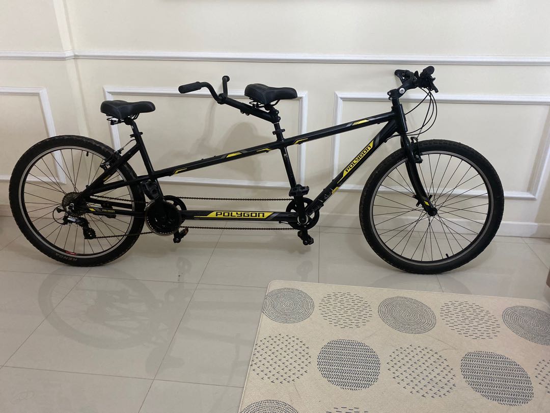 Tandem bike Polygon impression 26 Sports Equipment Bicycles Parts Bicycles on Carousell