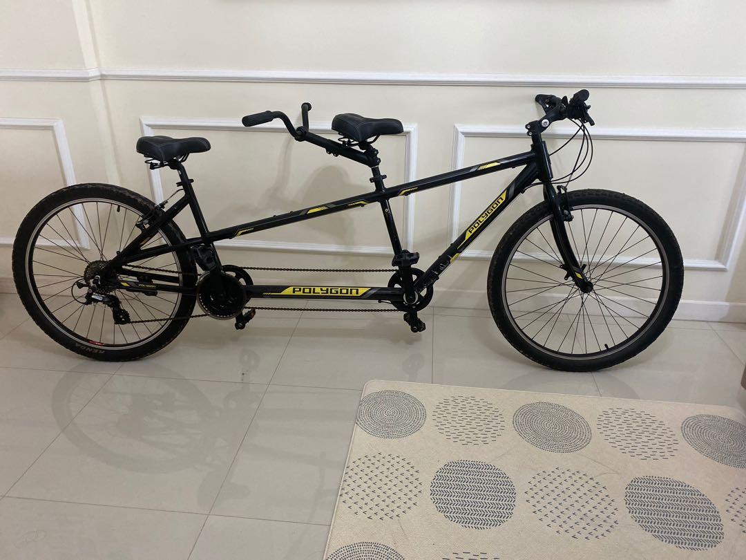 Tandem bike Polygon impression 26 Sports Equipment Bicycles Parts Bicycles on Carousell
