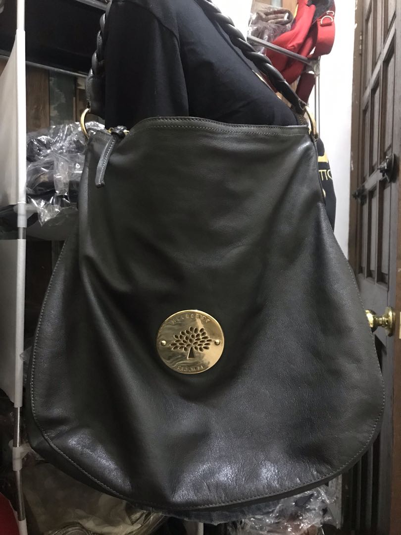 MULBERRY DARIA CLUTCH Bag Dark Brown Leather 373140 Includes Dust Bag  £200.00 - PicClick UK